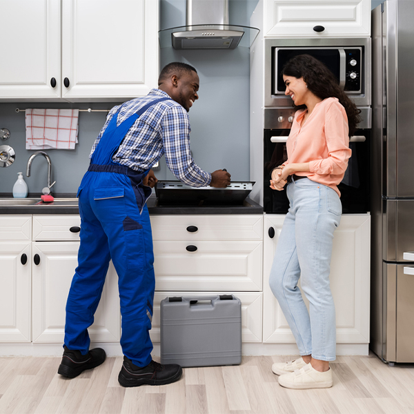 can you provide an estimate for cooktop repair before beginning any work in Carterville